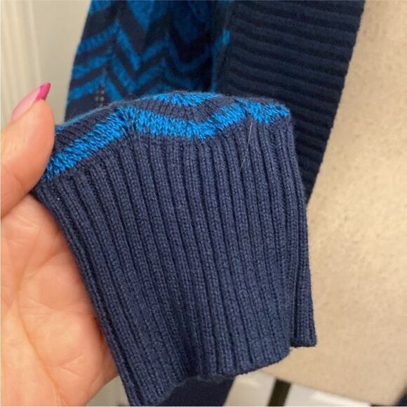 Missoni for Target Women's Blue Chevron Cardigan Sweater, M - Picture 5 of 9